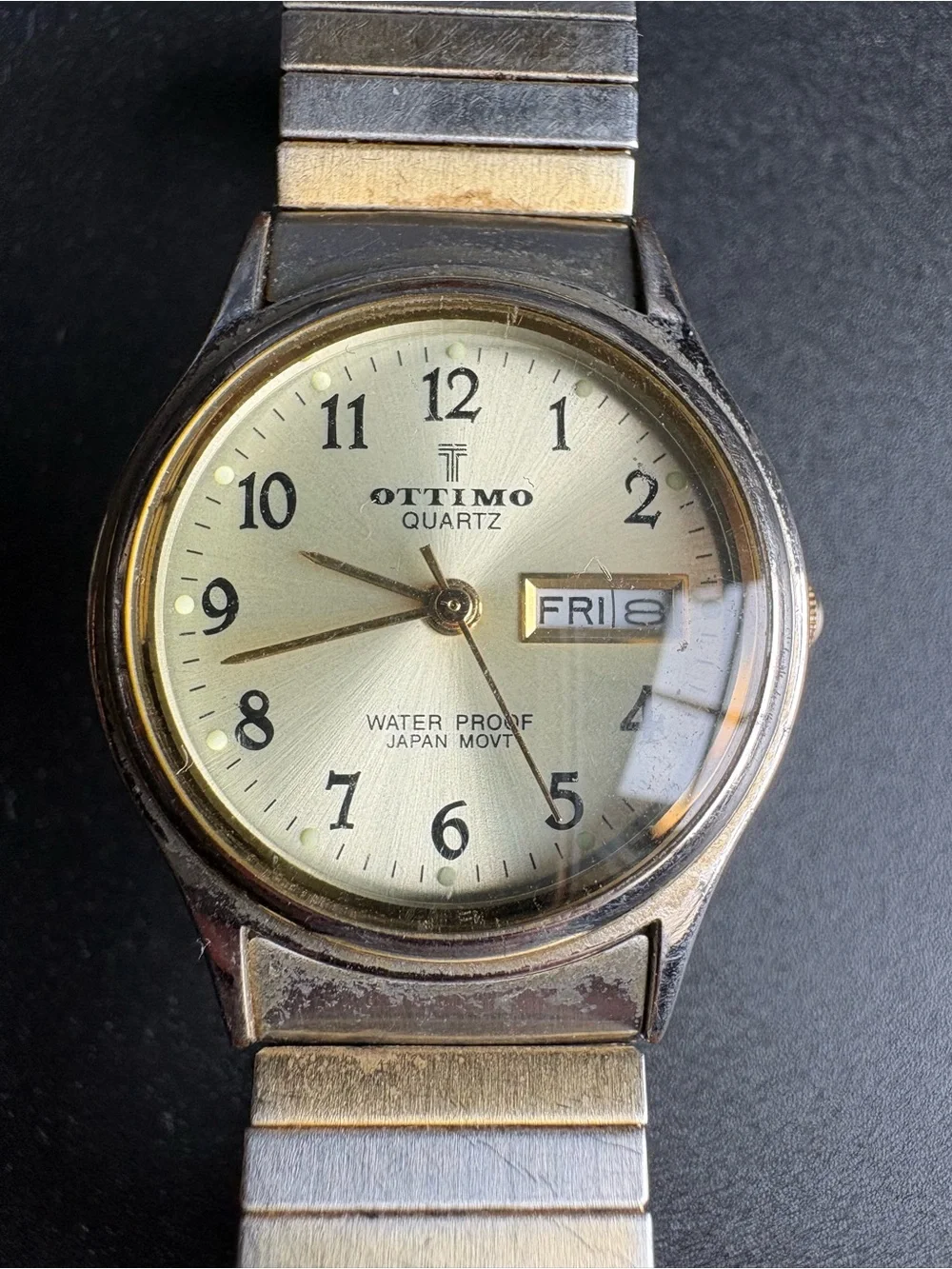 Ottimo Women’s Gold & Silver‎ Two-Tone Quartz Watch with Day-Date